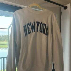 new york crewneck (brandy melville)